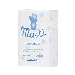 Apa parfumata de ingrijire Musti, 100 ml, Mustela