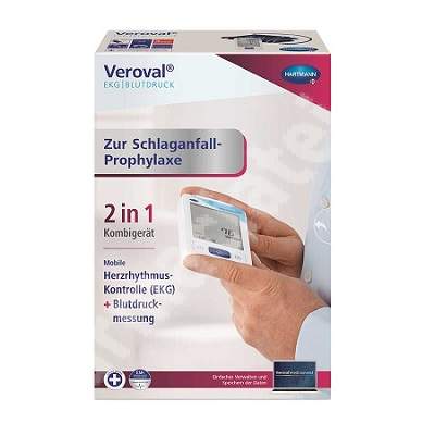 Aparat 2 in 1 ECG si tensiometru Veroval (925350), Hartmann