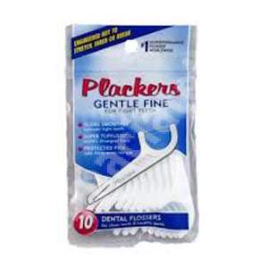 Ata dentara si scobitoare Plackers Gentle Fine, 10 bucati, Ranir