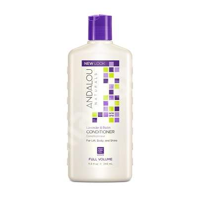 Balsam cu extract de lavanda si biotina pentru par fin, lipsit de volum Full Volume Andalou, 340 ml, Secom