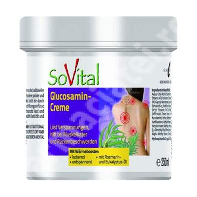 Balsam cu glucozamina, SoVital, 250 ml, Glancos