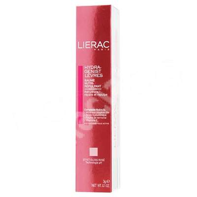 Balsam hranitor pentru buze Rose Hydragenist, 3 g, Lierac