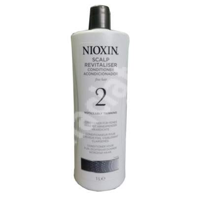 Balsam impotriva caderii parului pentru par natural sau subtire System 2, 1 L, Nioxin