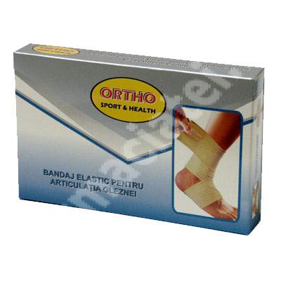 Bandaj elastic pentru articulatia gleznei, marimea M, Ortho