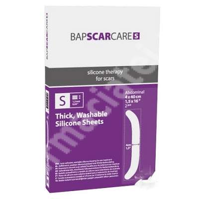 Bap Scar Care S Adbomen, 4 cm x 40 cm, 2 bucati, Bap Medical