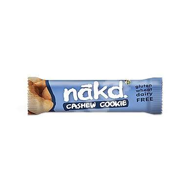 Baton prajiturica cu caju Nakd, 35 g, Natural Balance