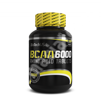 BCAA 6000 mg, 100 comprimate, Biotech USA