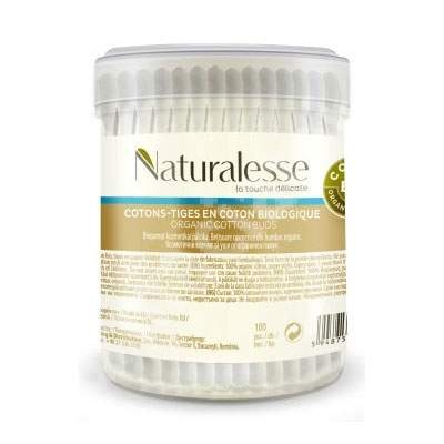 Betisoare din bumbac Organic, 100 bucati, Naturalesse