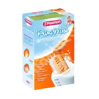 Biscuiti pentru biberon, Gr. +4 luni, 200 g, Plasmon