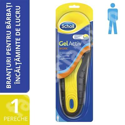 Branturi pentru barbati GelActiv Work,, marimea 40 - 46.5,, Scholl