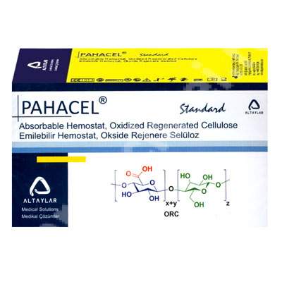 Burete hemostatic din celuloza - Pahacel Standard, 10x20 cm, 12 bucati, Altaylar Medikal