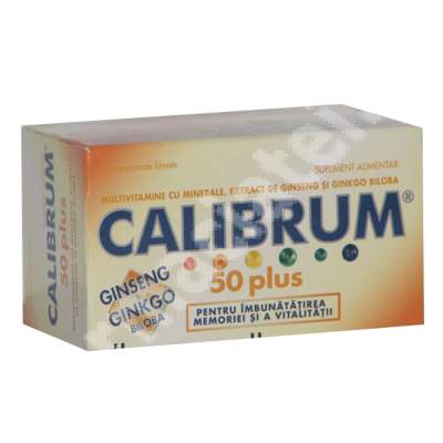 Calibrum 50 plus, 30 comprimate, Zentiva