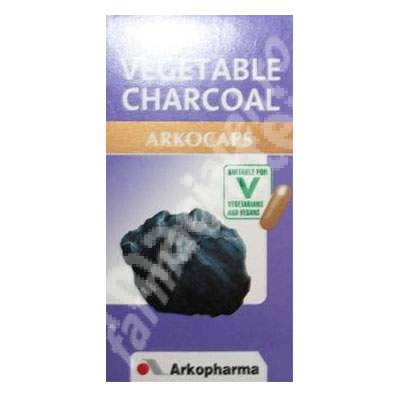 Carbune Vegetal, 45 capsule, Arkopharma