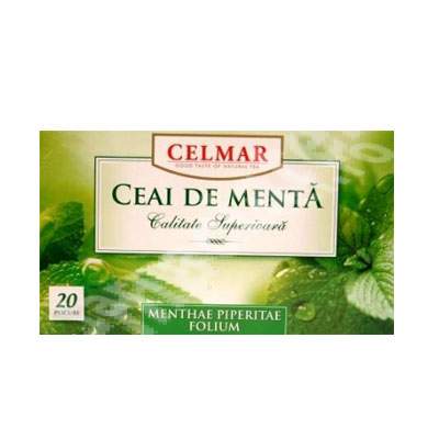 Ceai de menta, 20 plicuri, Celmar