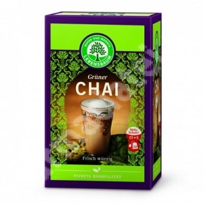 Ceai verde condimentat Chai, 20 plicuri, Lebensbaum