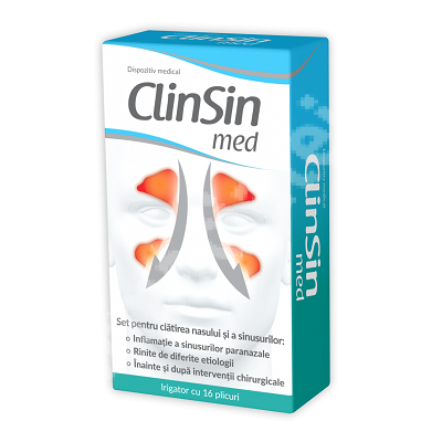 Clinsin Med, 16 plicuri + irigator, Zdrovit