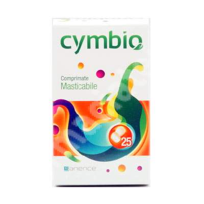 Complex simbiotic natural pentru cavitatea bucala Cymbio, 25 comprimate, Sanience