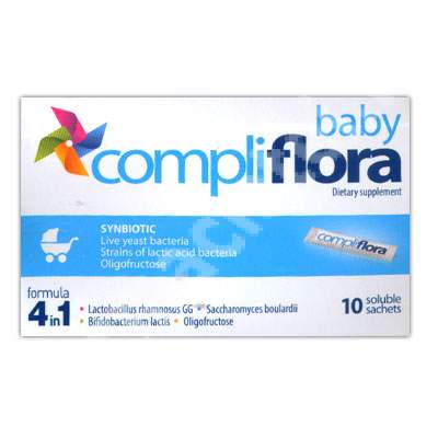 Compliflora baby formula 4in1, 10 plicuri, Pamex