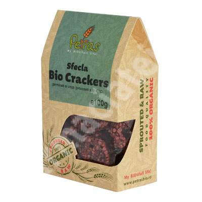 Crackers Bio cu sfecla, 100 g, Petras Bio