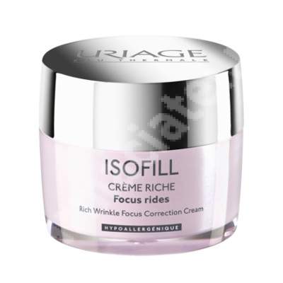 Crema antirid pentru ten uscat Isofill Focus Rides Riche, 50 ml, Uriage