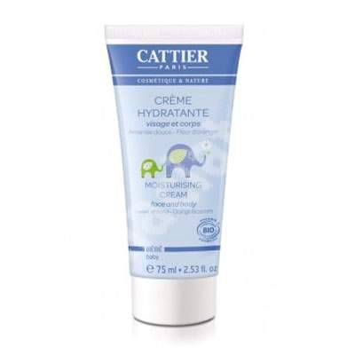 Crema Bio hidratanta pentru copii cu ulei de migdale, 75 ml, Cattier