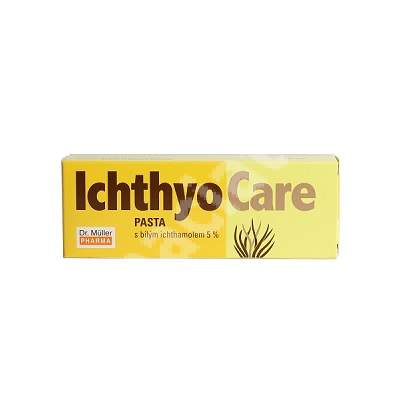 Crema cu Ichtiol Alb 5% IchtyoCare, 30 ml, D.Muller Pharma