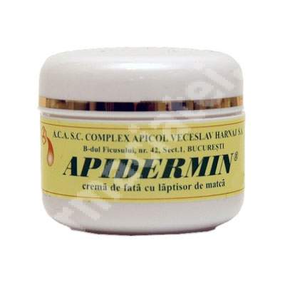 Crema cu laptisor de matca Apidermin, 40 g