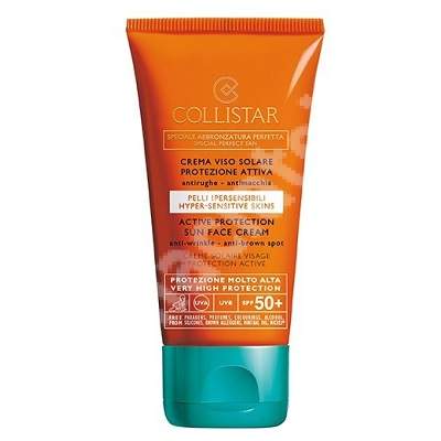 Crema de fata Active Protection SPF 50 (K26096), 50 ml, Collistar