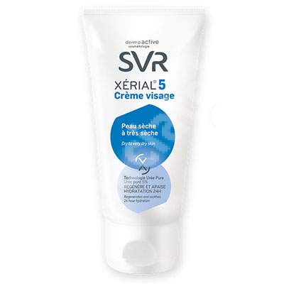 Crema de fata cu efect hidratant Xerial 5, 50 ml, Svr