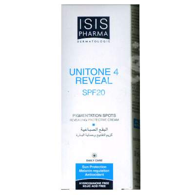 Crema depigmentanta Unitone 4 Reveal SPF 20, 30 ml, Isispharma