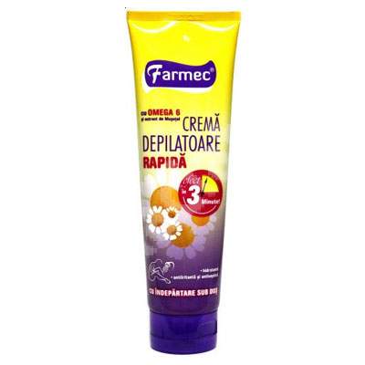 Crema depilatoare rapida, 150 ml, Farmec