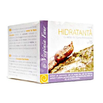 Crema hidratanta cu venin de vipera SPF 15, 50 ml, Favisan