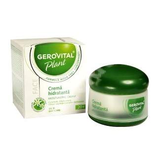 Crema hidratanta de zi Plant, 50 ml, Gerovital