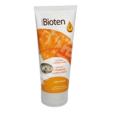 Crema hidratanta pentru maini cu miere si ulei de mandarin Bioten, 100 ml, Elmiplant