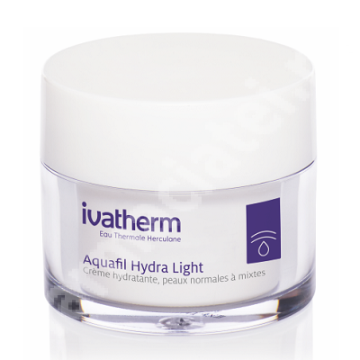 Crema hidratanta pentru piele normal-mixta Aquafil Hydra Light, 30 ml, Ivatherm