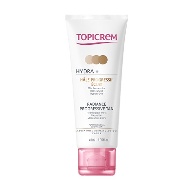 Crema Hydra+ Radiance Progressive Tan Topicrem, 40 ml