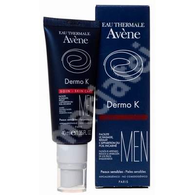 Crema inainte de barbierit Avene Dermo K, 40 ml, Pierre Fabre