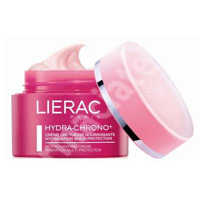 Crema intens hidratanta pentru ten uscat si foarte uscat Hydra Chrono+, 40 ml, Lierac Paris