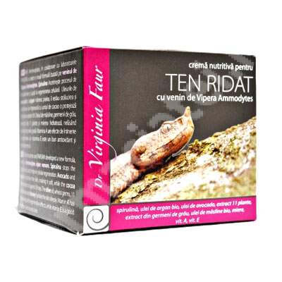 Crema nutritiva ten ridat cu venin de vipera, 30 ml, Favisan