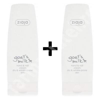 Crema pentru maini cu lapte de capra, 80 + 80 ml, Ziaja