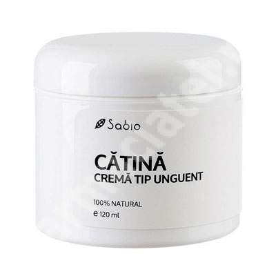 Crema tip unguent cu catina, 120 ml, Sabio