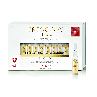 Crescina Re-Growth HFSC 500 Man, 10 fiole, Labo