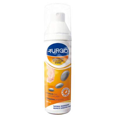 Deodorant cu piatra de alaun pentru picioare, 100 ml, Urgo