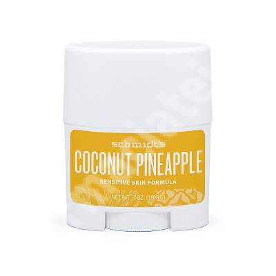 Deodorant stick Cocos si Ananas, 19.8 g, Schmidt's