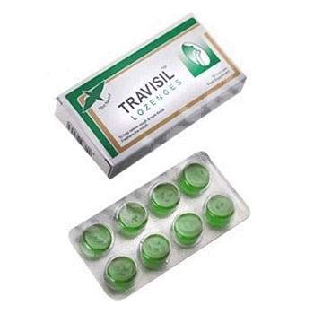 Dropsuri antitusive din plante medicinale cu aroma de menta Travisil Lozenges, 16 bucati, Plethico Pharm