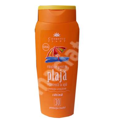 Emulsie pentru plaja cu ulei de catina SPF 30, 250 ml, Cosmetic Plant