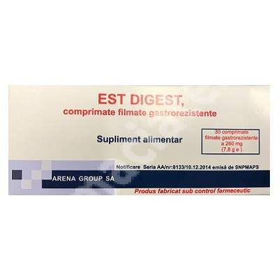 Est Digest, 30 comprimate, Arena