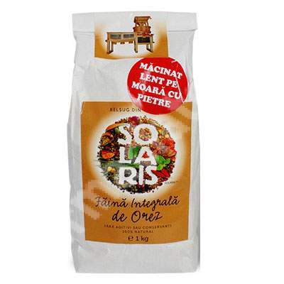 Faina integrala de orez, 1 kg, Solaris