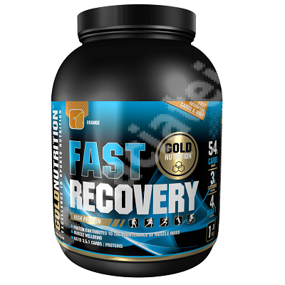 Fast recovery cu aroma de portocale, 1 kg, Gold Nutrition