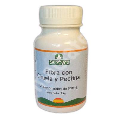 Fibra Ciruela Pectina, 125 capsule, Sotya